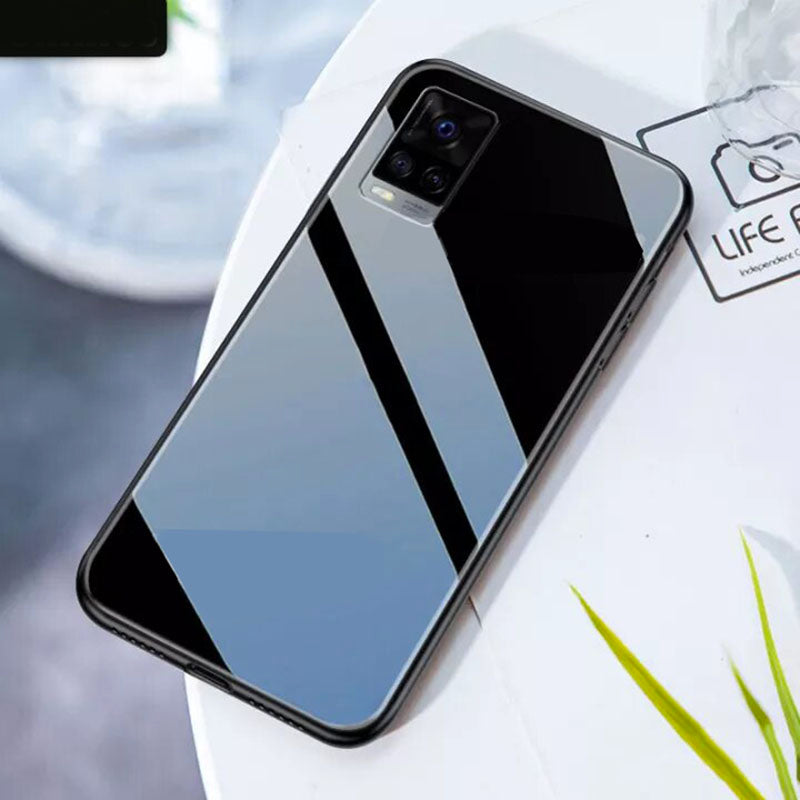 Vivo V20 Glass Hard Ultra High Protection Case- Black