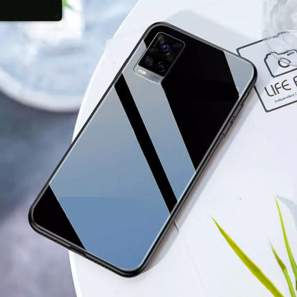 Vivo V20 Glass Hard Ultra High Protection Case- White