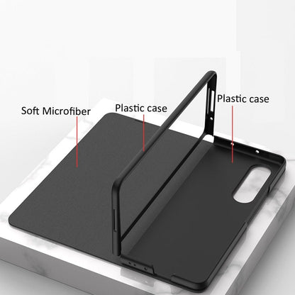 Galaxy Z Fold3 Premium Colored Striped Glass Flip Case