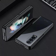 Load image into Gallery viewer, Galaxy Z Fold3 Transparent Ultra Camera Protection Clear Case- Black
