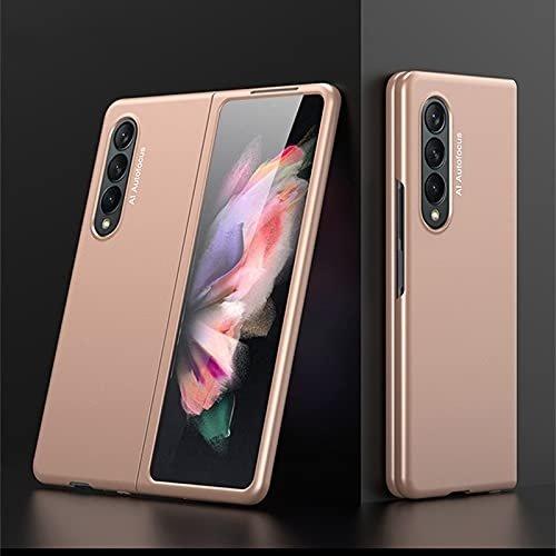 Galaxy Z Fold3 Ultra Thin Hard Shell Back Case- Gold