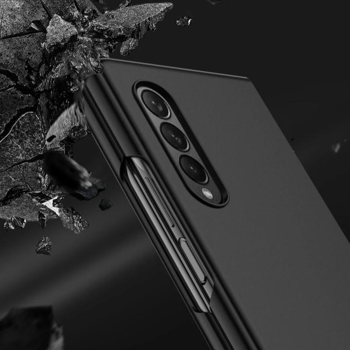 Galaxy Z Fold3 Ultra Thin Hard Shell Back Case- Gold
