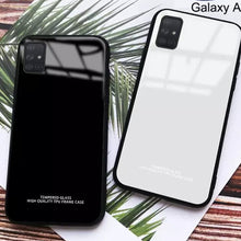 Load image into Gallery viewer, Galaxy A51 Glass Hard Ultra High Protection Case- Black
