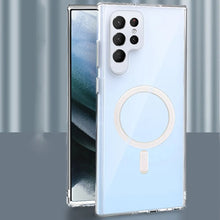 Load image into Gallery viewer, Galaxy S23 Ultra MagSafe Shockproof Transparent Clear Case
