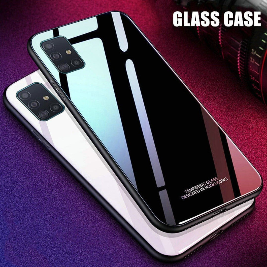 Galaxy A51 Glass Hard Ultra High Protection Case- Black