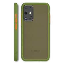 Load image into Gallery viewer, Galaxy S20 Plus Semi-Transparent Bumper Frosted Hard Case - Green
