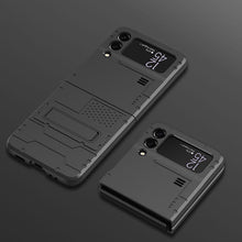 Load image into Gallery viewer, Galaxy Z Flip3 Invisible Magnetic Kickstand Holder Bracket Hard Back Case
