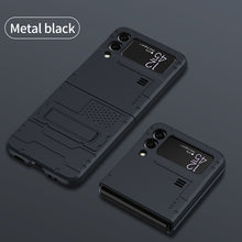 Load image into Gallery viewer, Galaxy Z Flip3 Invisible Magnetic Kickstand Holder Bracket Hard Back Case
