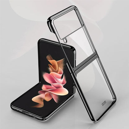 Galaxy Z Flip4 High Transparent Glitter Back Case