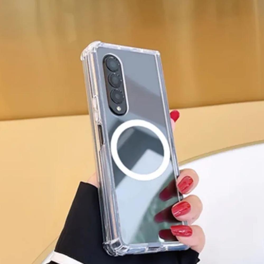 Galaxy Z Fold4 MagSafe Shockproof Transparent Clear Case
