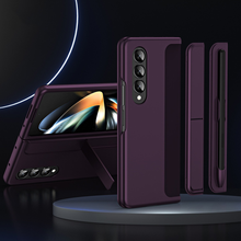 Load image into Gallery viewer, Galaxy Z Fold4 Detachable Pen Holder Kickstand Case
