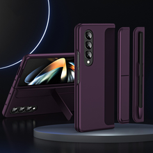 Load image into Gallery viewer, Galaxy Z Fold3 Detachable Pen Holder Kickstand Case

