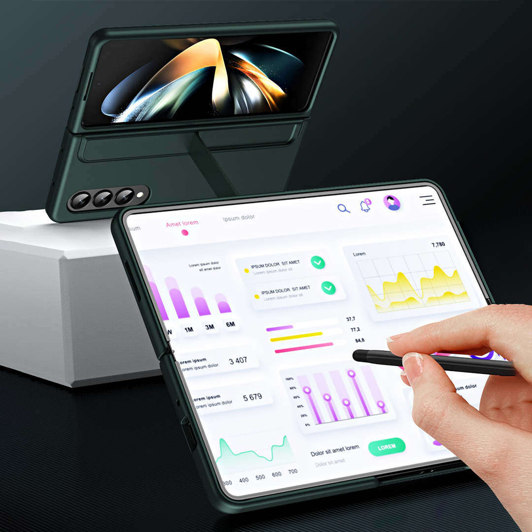 Galaxy Z Fold3 Detachable Pen Holder Kickstand Case