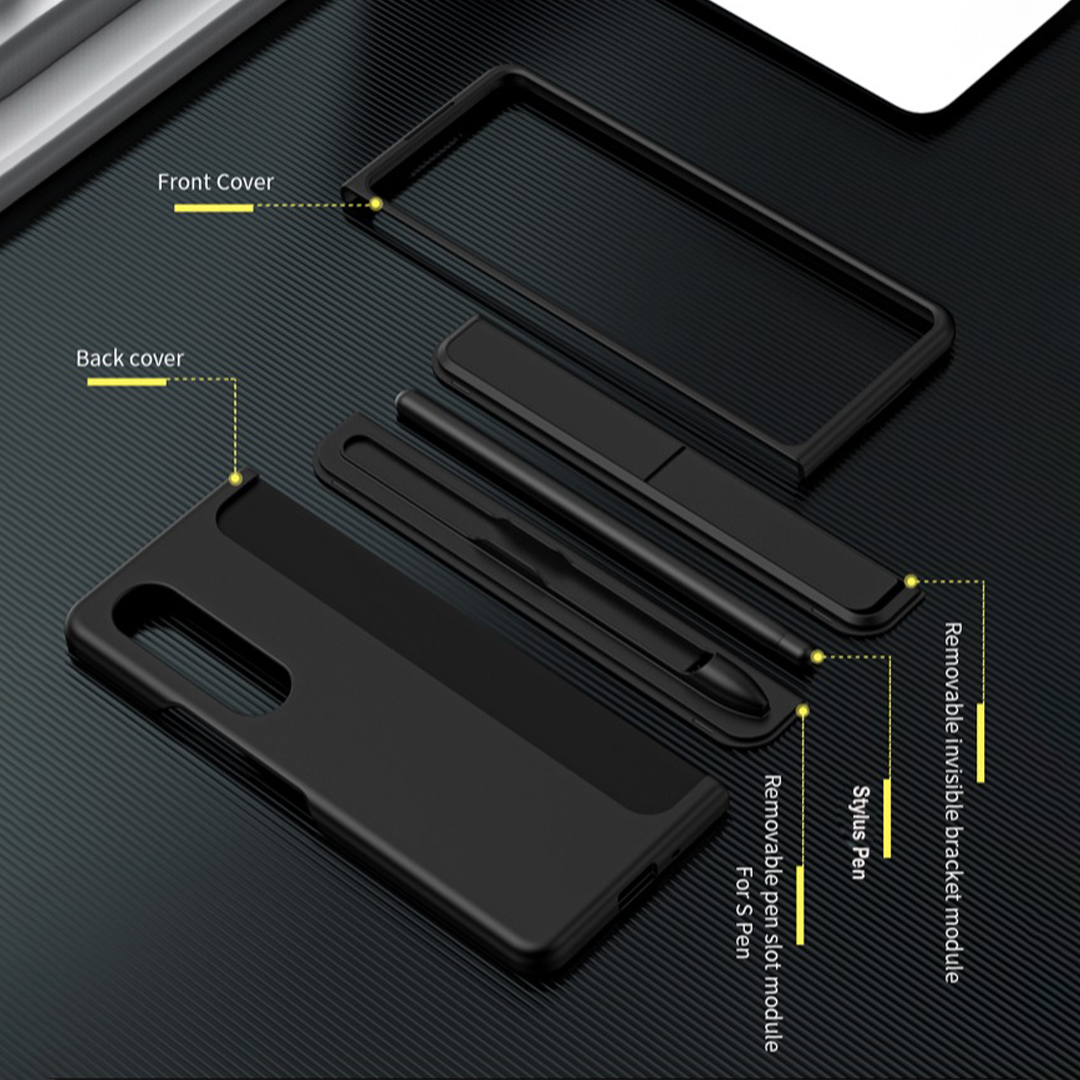 Galaxy Z Fold3 Detachable Pen Holder Kickstand Case