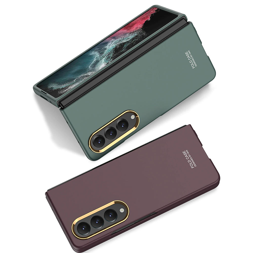 Galaxy Z Fold4 Ultra Thin Color Contact Lense Shell Back Case