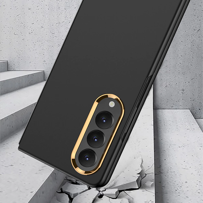 Galaxy Z Fold4 Ultra Thin Color Contact Lense Shell Back Case