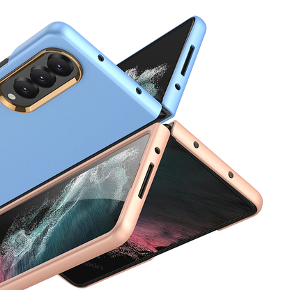 Galaxy Z Fold4 Ultra Thin Color Contact Lense Shell Back Case