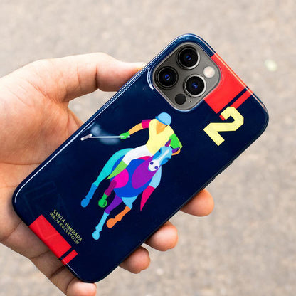 iPhone 12 Pro Max Santa Barbara Polo Racquet Jockey Glass Case