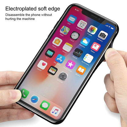 iPhone 11 Pro Glass Hard Ultra High Protection Case- Black