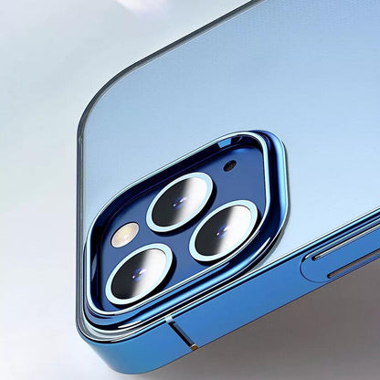 iPhone 13 Pro High Transparent Glitter Case- Blue