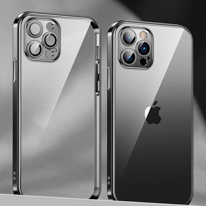 iPhone 13 Pro High Transparent Glitter Case- Silver