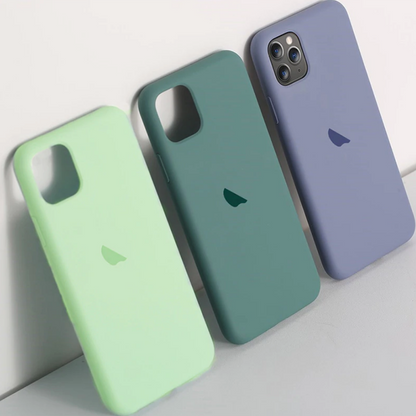 iPhone 12 Pro Max Luxury Silicone Jelly Back Case- Pine Green