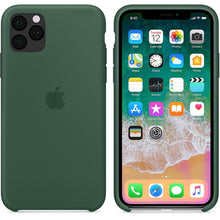 Load image into Gallery viewer, iPhone 11 Pro Max Luxury Silicone Jelly Back Case- Pine Green
