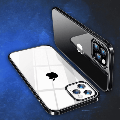 iPhone 13 Pro High Transparent Glitter Case- Silver