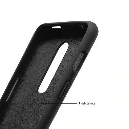 OnePlus 8/8 Pro Luxury Silicone Jelly Back Case- Black