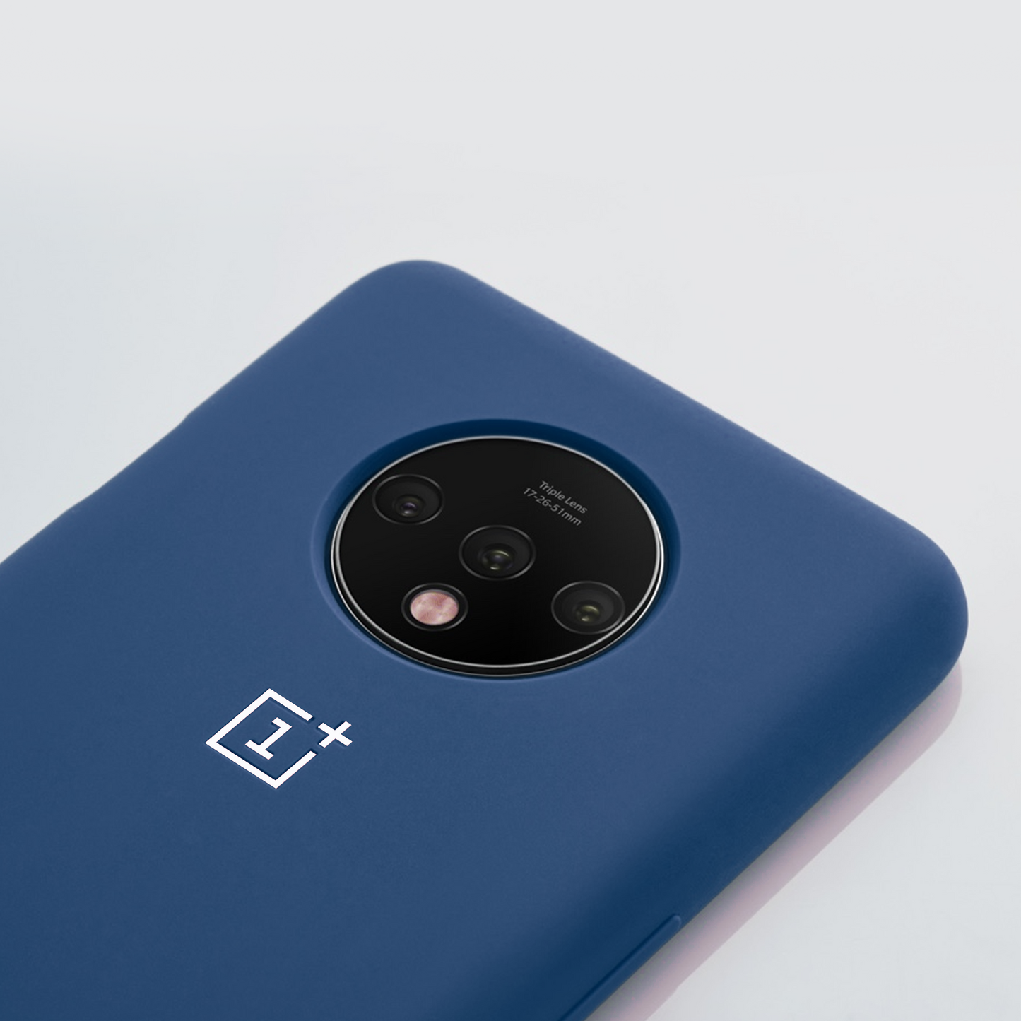 OnePlus 7T Luxury Silicone Jelly Ultra Protection Back Case- Blue