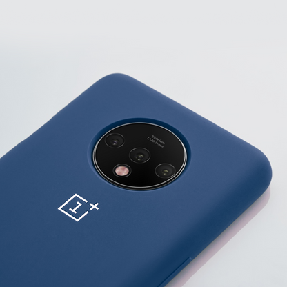 OnePlus 7T Luxury Silicone Jelly Ultra Protection Back Case- Blue