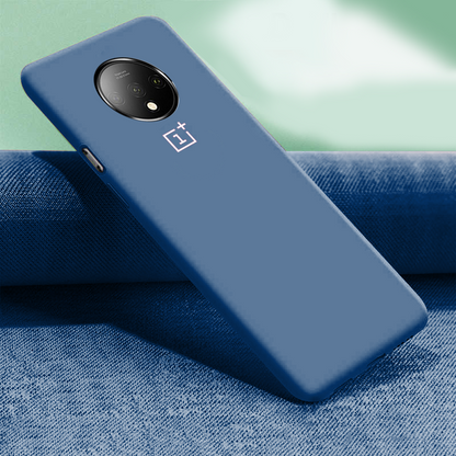 OnePlus 7T Luxury Silicone Jelly Ultra Protection Back Case- Blue