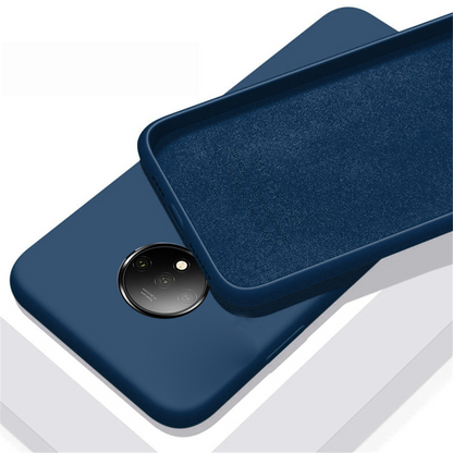 OnePlus 7T Luxury Silicone Jelly Ultra Protection Back Case- Blue