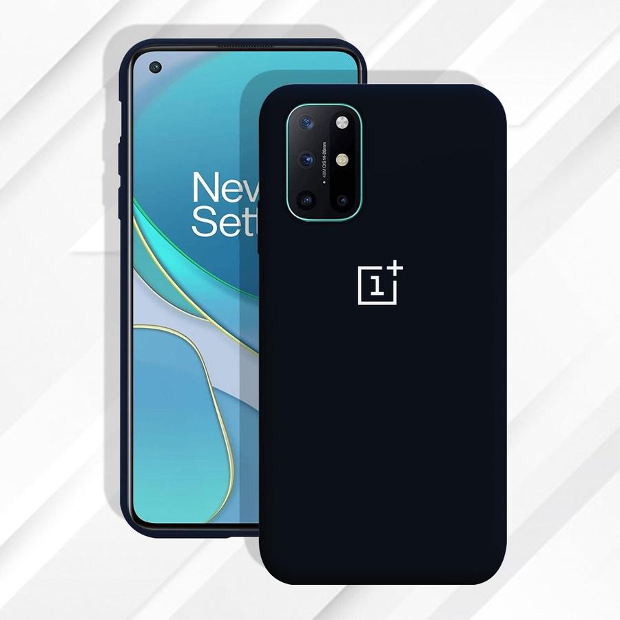 OnePlus 8T Luxury Ogee Silicone Jelly Back Case- Black