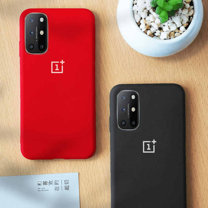 OnePlus 8T Luxury Ogee Silicone Jelly Back Case- Red