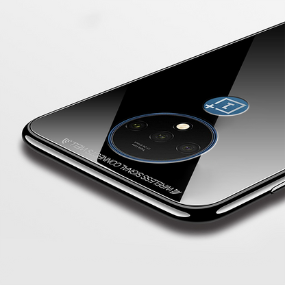 OnePlus 7T Glass Hard Ultra High Protection Case- Black