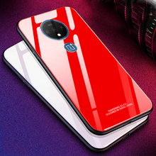 Load image into Gallery viewer, OnePlus 7T Glass Hard Ultra High Protection Case- Red
