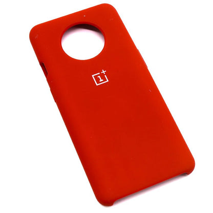 OnePlus 7T Luxury Silicone Jelly Ultra Protection Back Case- Red