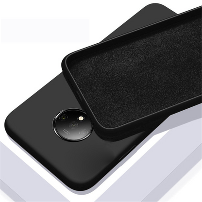 OnePlus 7T Luxury Silicone Jelly Ultra Protection Back Case- Black