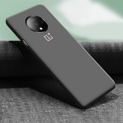 OnePlus 7T Luxury Silicone Jelly Ultra Protection Back Case- Black