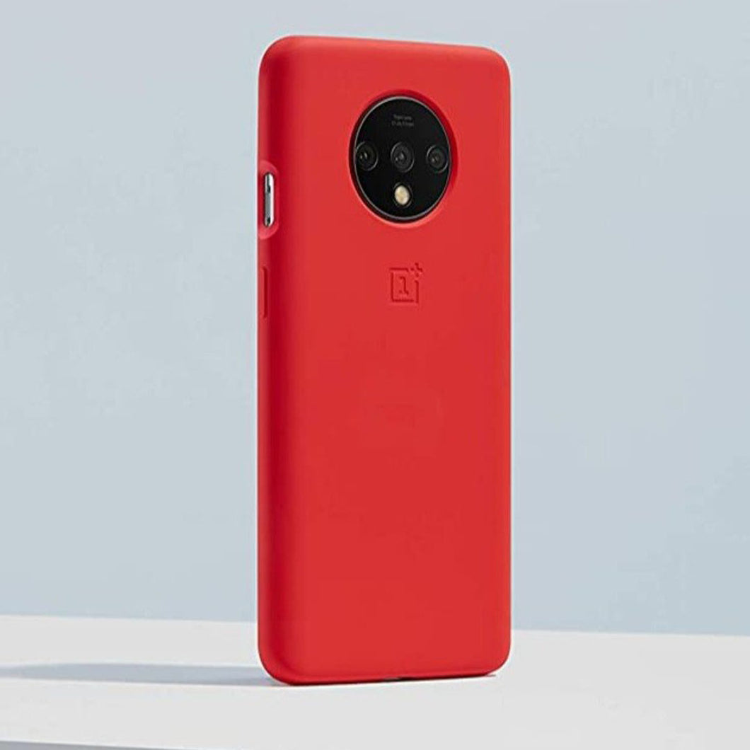 OnePlus 7T Luxury Silicone Jelly Ultra Protection Back Case- Red