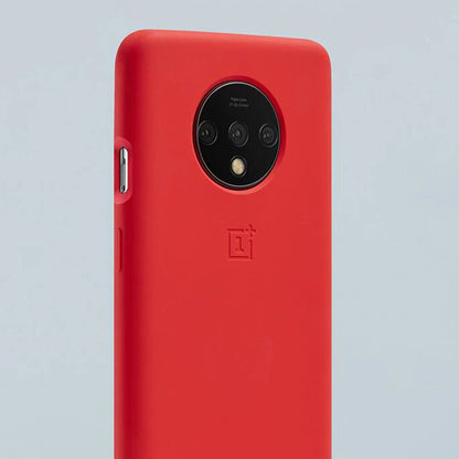 OnePlus 7T Luxury Silicone Jelly Ultra Protection Back Case- Red