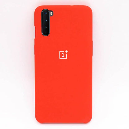 OnePlus Nord Luxury Ogee Silicone Jelly Back Case- Red
