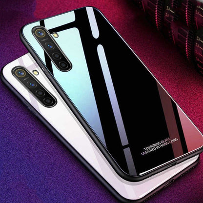 Oppo F15 Glass Hard Ultra High Protection Case- Black