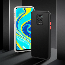 Load image into Gallery viewer, Redmi Note 9 Pro Semi-Transparent Bumper Frosted Hard Case - Black
