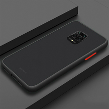 Load image into Gallery viewer, Redmi Note 9 Pro Semi-Transparent Bumper Frosted Hard Case - Black
