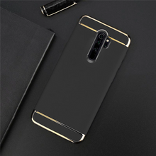 Load image into Gallery viewer, Redmi Note 8 Pro Electroplating 3 in 1 Hard Back Case- Black
