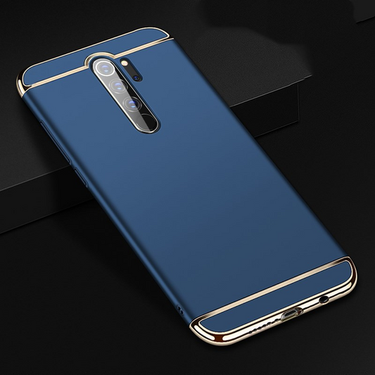 Redmi Note 8 Pro Electroplating 3 in 1 Hard Back Case- Blue