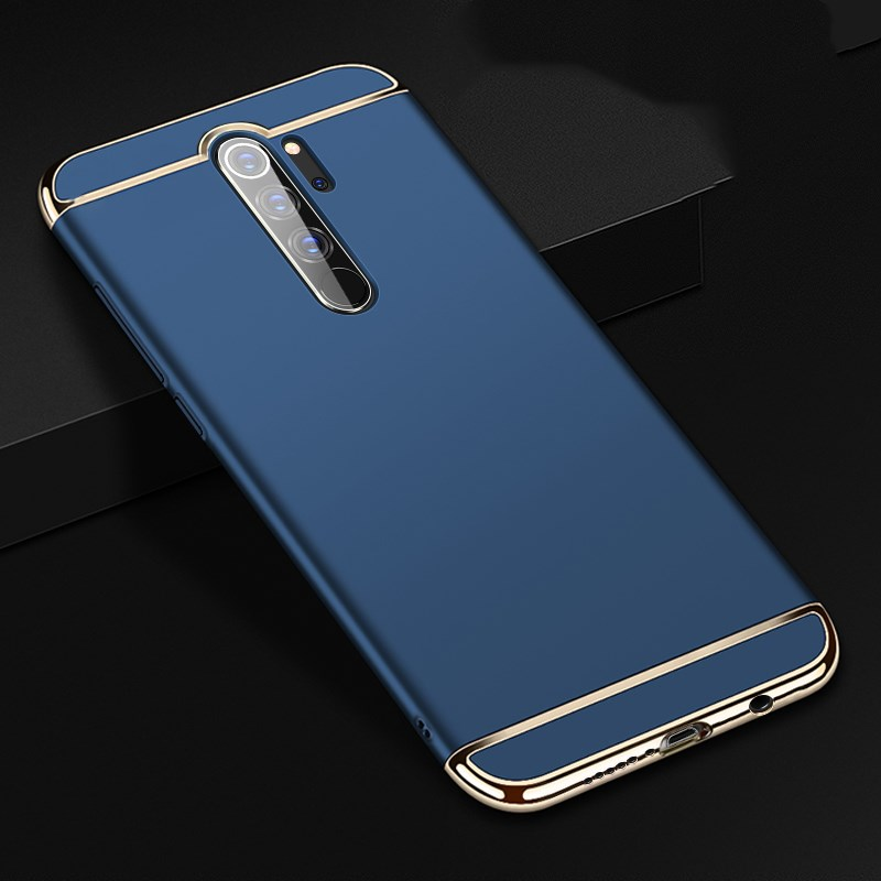 Redmi Note 8 Pro Electroplating 3 in 1 Hard Back Case- Blue