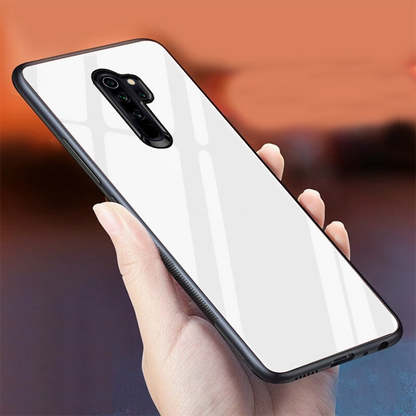 Redmi Note 8 Pro Glass Hard Ultra High Protection Case - White